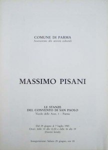 1983 Diptico _Articolazioni_ Stanze del convento di San Paolo Parma (tapa)