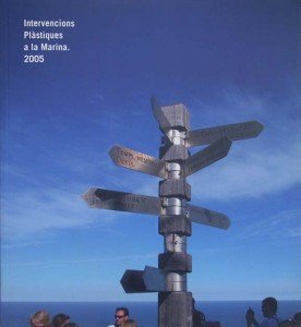 2005 Catalogo “Intervencións plástiques en la Marina” Benissa -Alicante (tapa)